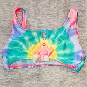 TieDye girls bikini top
